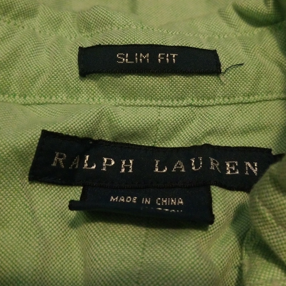 Ralph Lauren mint button down